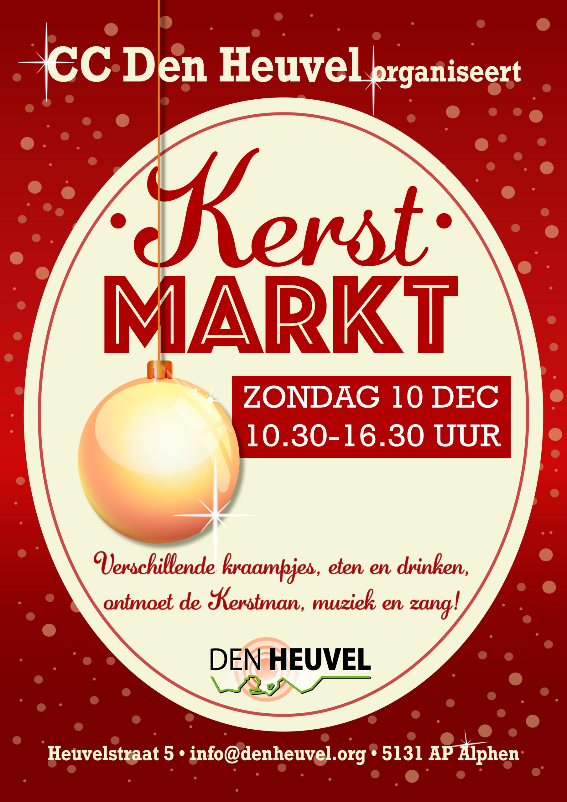 poster Kerstmarkt