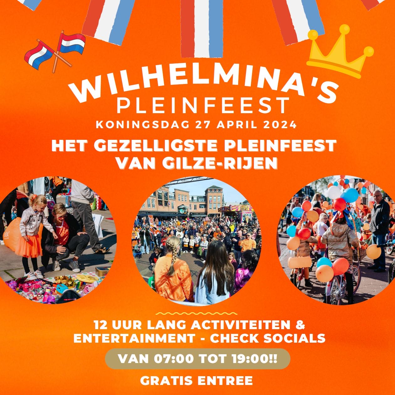 Wilhelmina’s pleinfeest